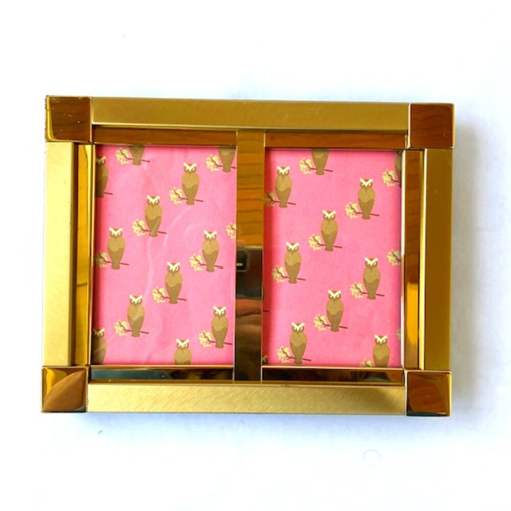 Vintage 80's Brass Frame (Double Openings)